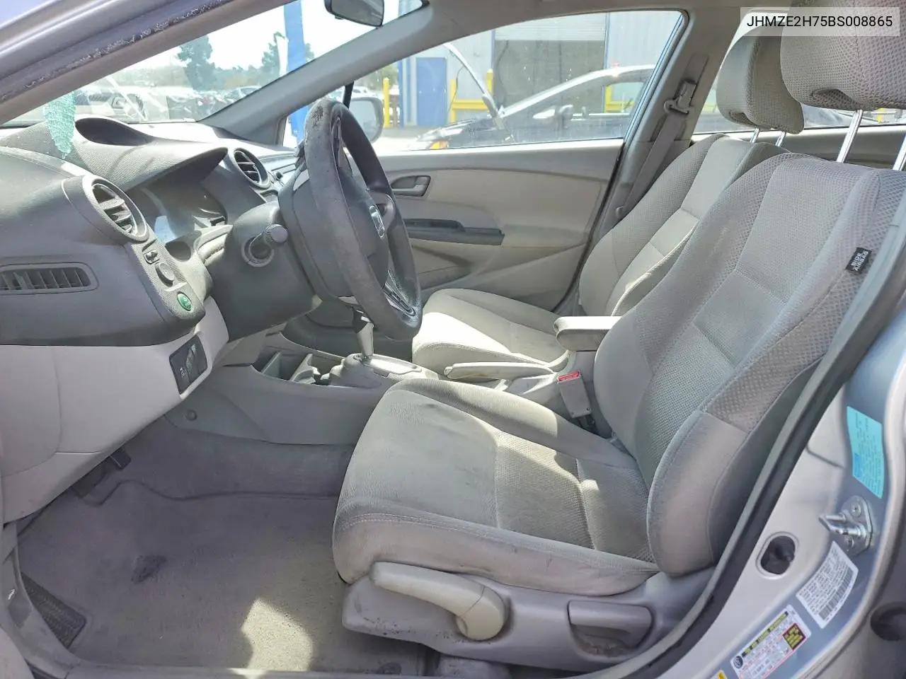 HONDA INSIGHT 2011, VIN JHMZE2H75BS008865