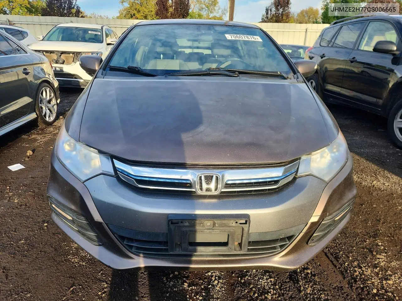 2012 HONDA INSIGHT VIN JHMZE2H77CS006665 — фото 5