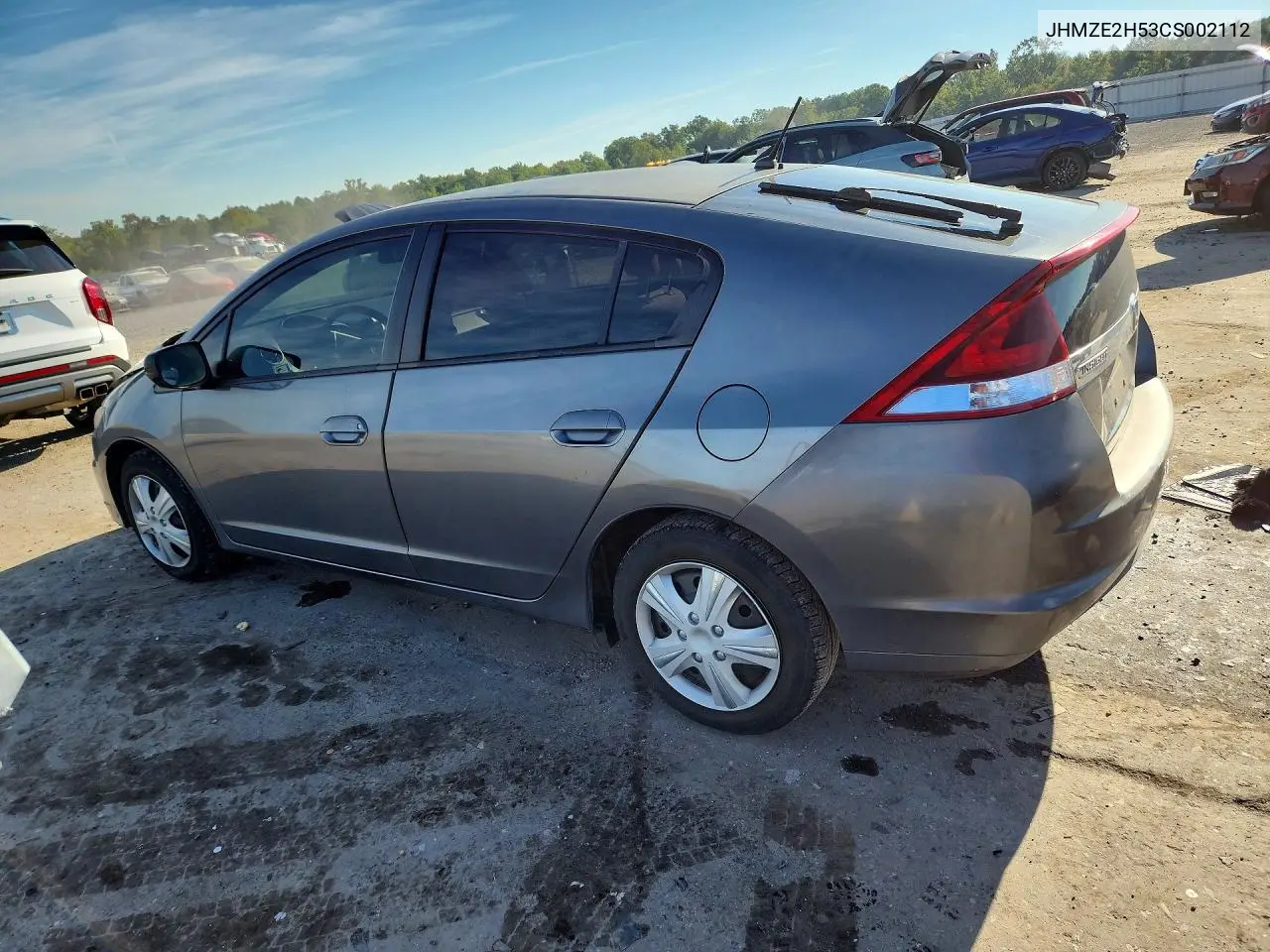 2012 HONDA INSIGHT VIN JHMZE2H53CS002112 — фото 2