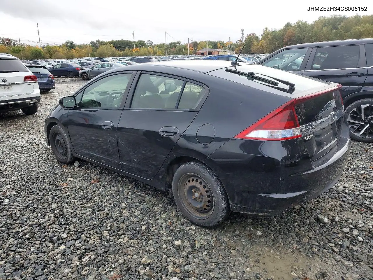 2012 HONDA INSIGHT VIN JHMZE2H34CS006152 — фото 2