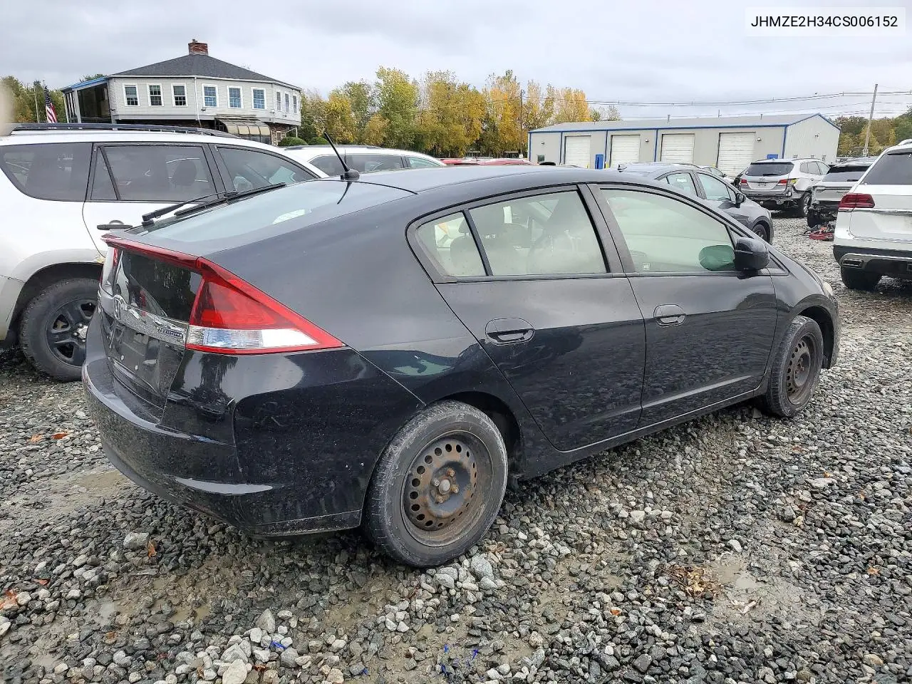 2012 HONDA INSIGHT VIN JHMZE2H34CS006152 — фото 3