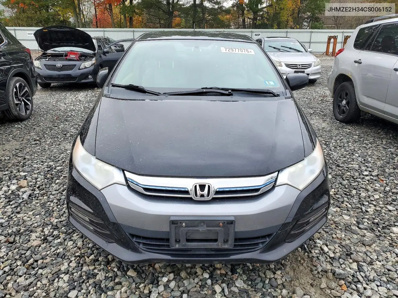 2012 HONDA INSIGHT VIN JHMZE2H34CS006152 — фото 5