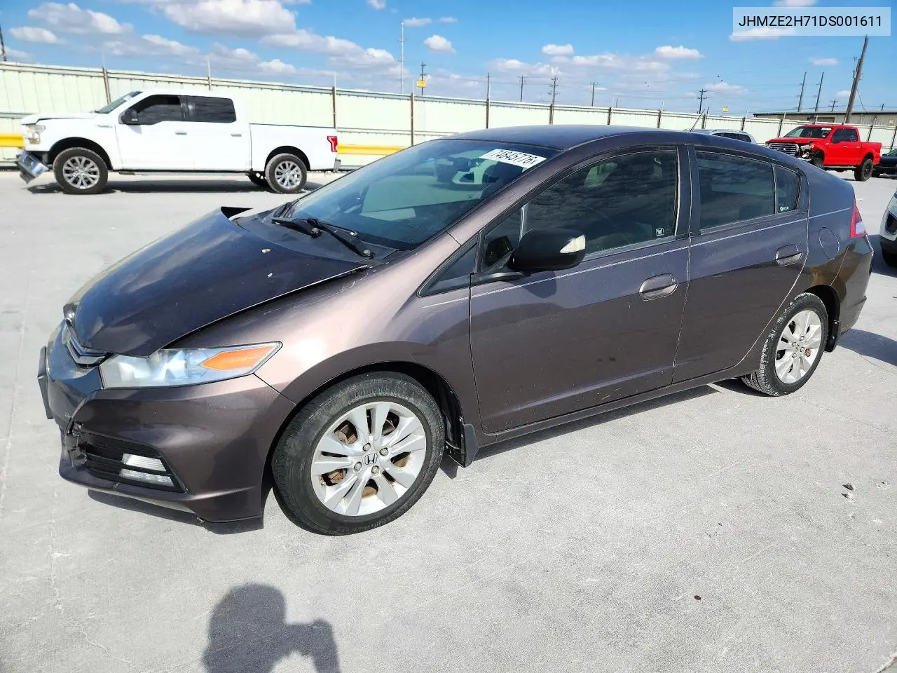 HONDA INSIGHT 2013, VIN JHMZE2H71DS001611