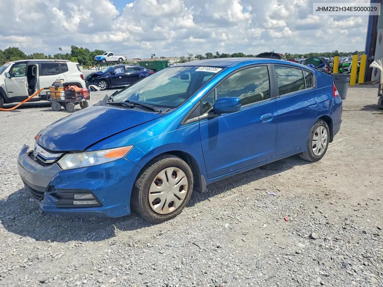 HONDA INSIGHT 2014, VIN JHMZE2H34ES000029