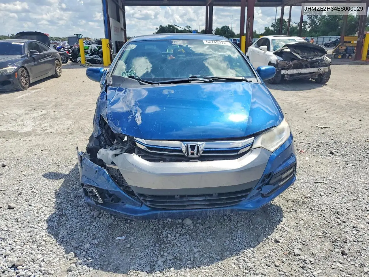 2014 HONDA INSIGHT VIN JHMZE2H34ES000029 — фото 5