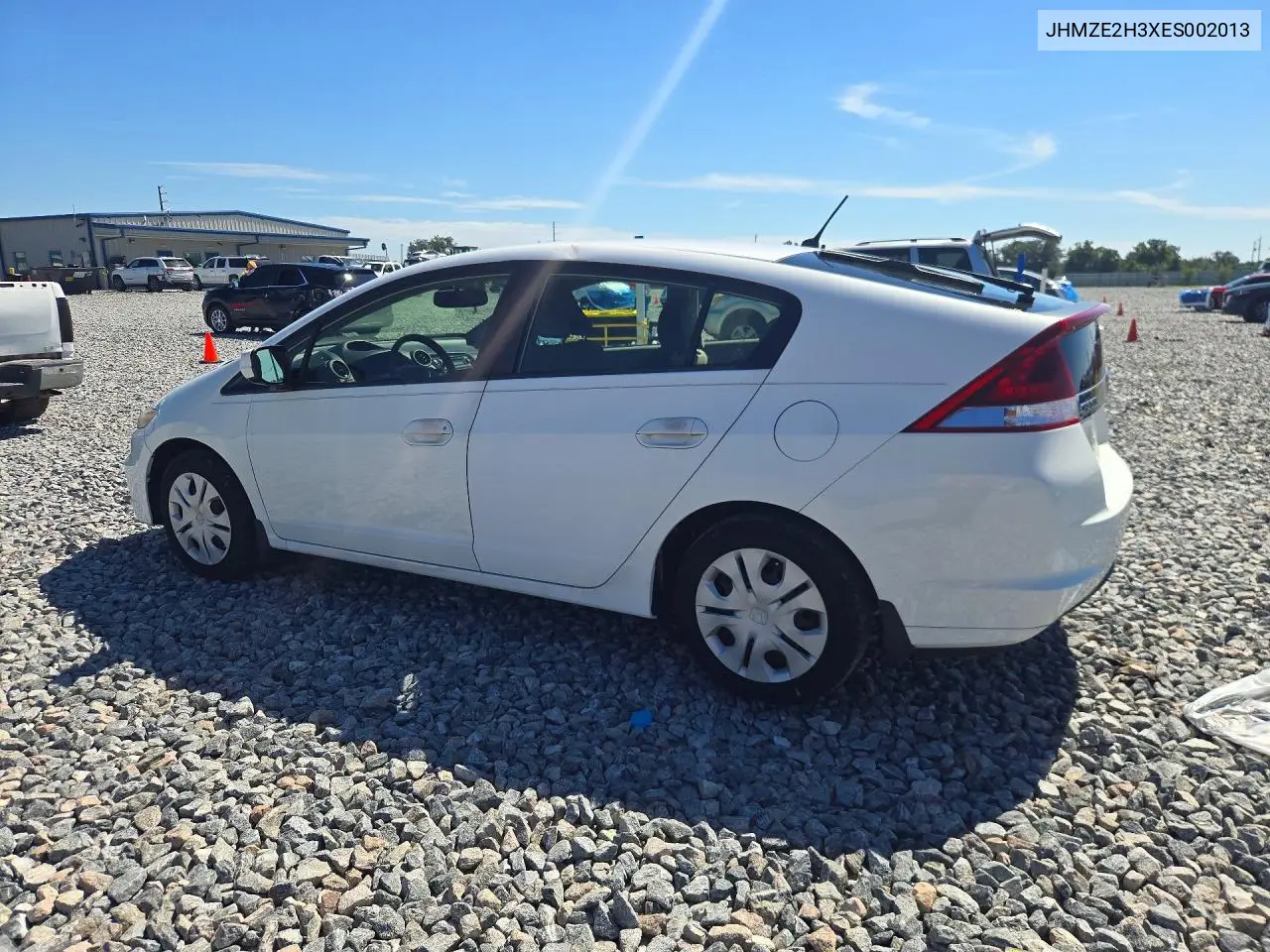 2014 HONDA INSIGHT VIN JHMZE2H3XES002013 — фото 2