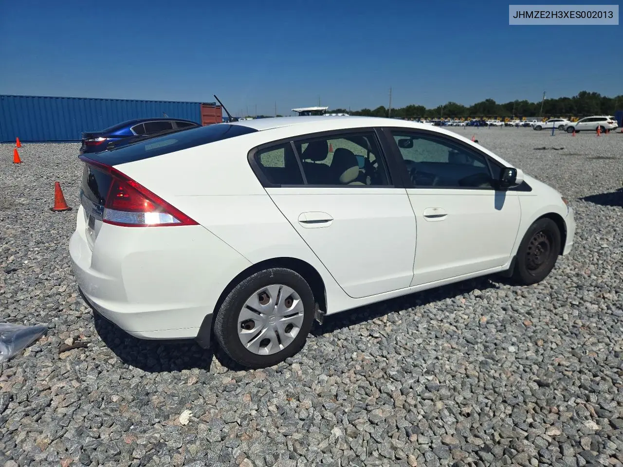 2014 HONDA INSIGHT VIN JHMZE2H3XES002013 — фото 3
