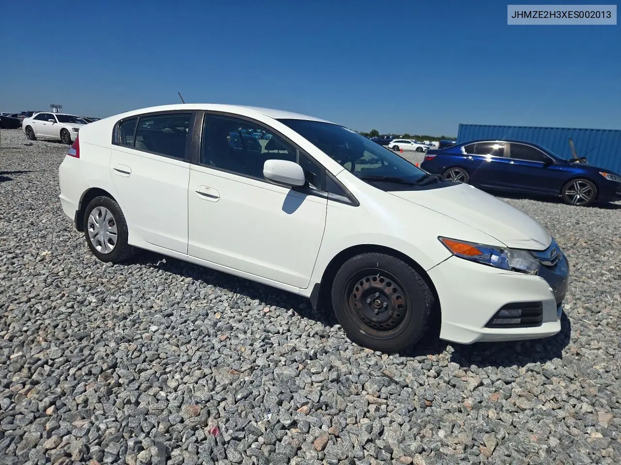 2014 HONDA INSIGHT VIN JHMZE2H3XES002013 — фото 4