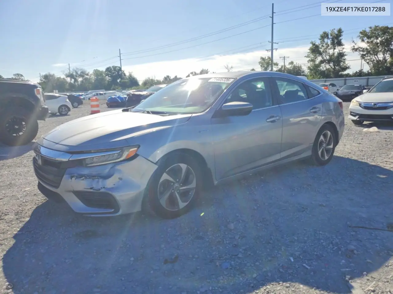 HONDA INSIGHT 2019, VIN 19XZE4F17KE017288