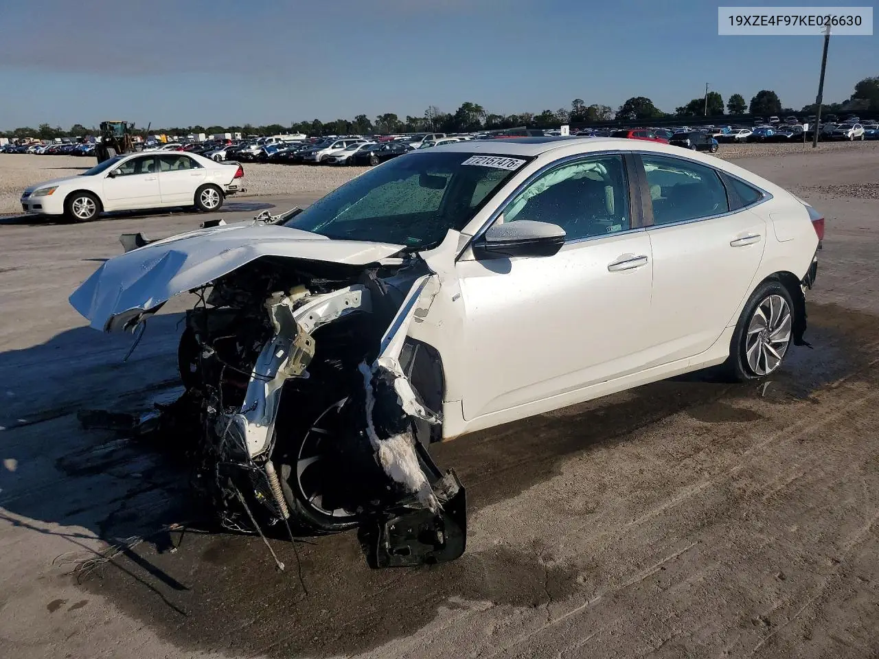 HONDA INSIGHT 2019, VIN 19XZE4F97KE026630