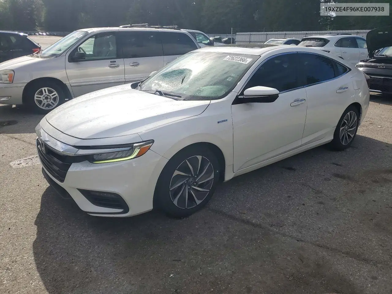 HONDA INSIGHT 2019, VIN 19XZE4F96KE007938