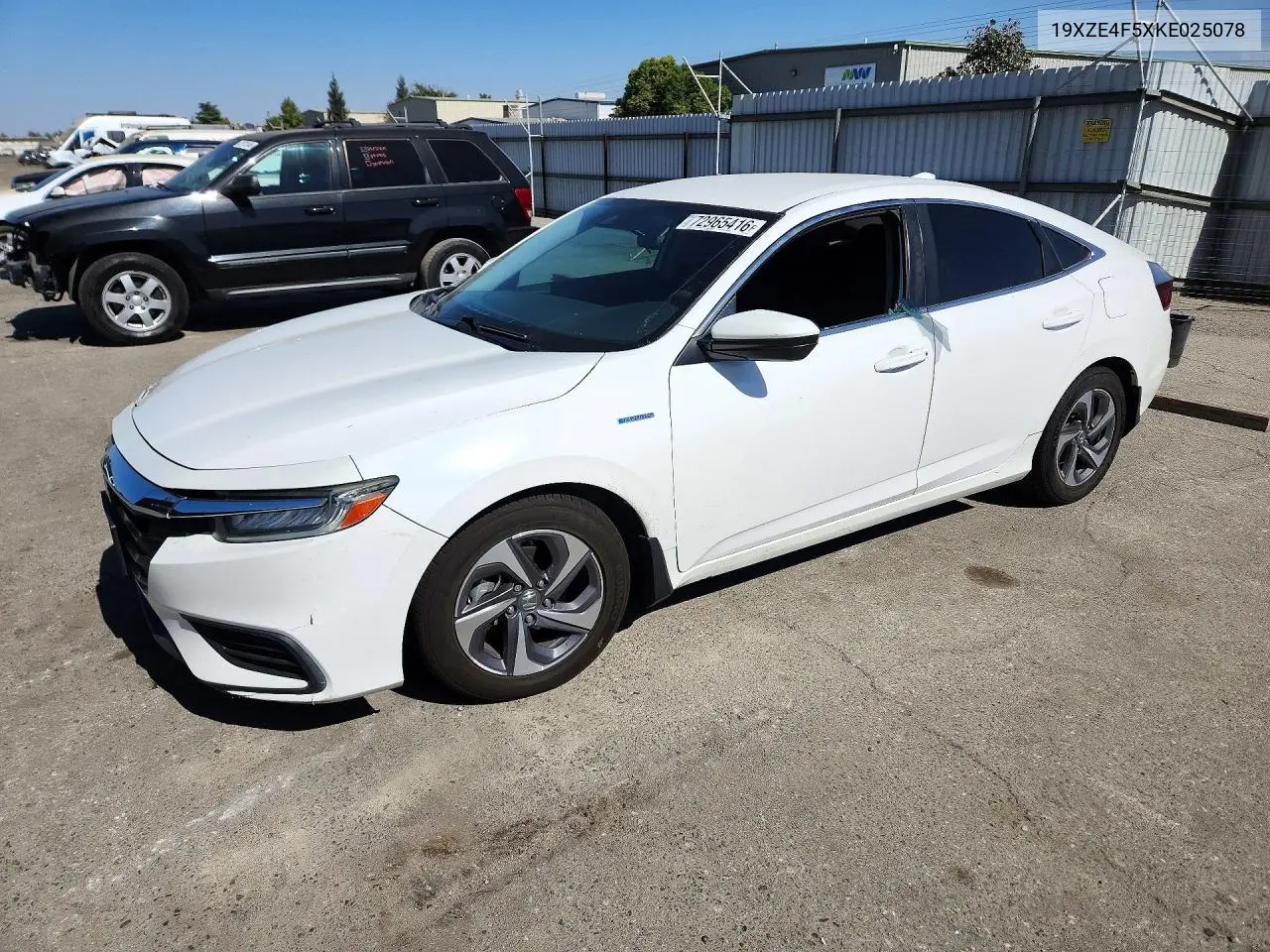 HONDA INSIGHT 2019, VIN 19XZE4F5XKE025078