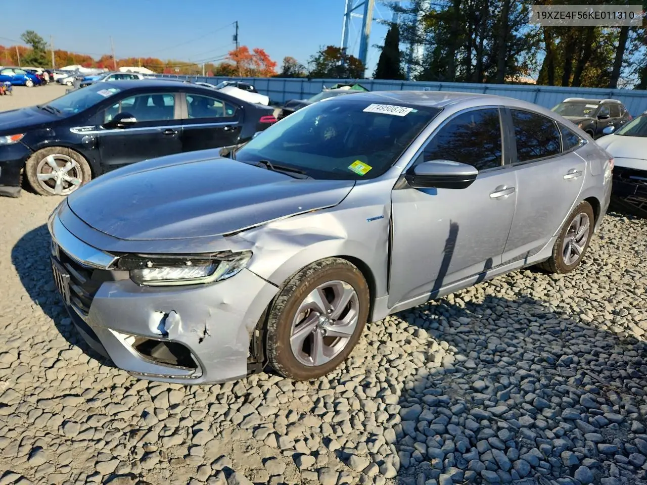 HONDA INSIGHT 2019, VIN 19XZE4F56KE011310
