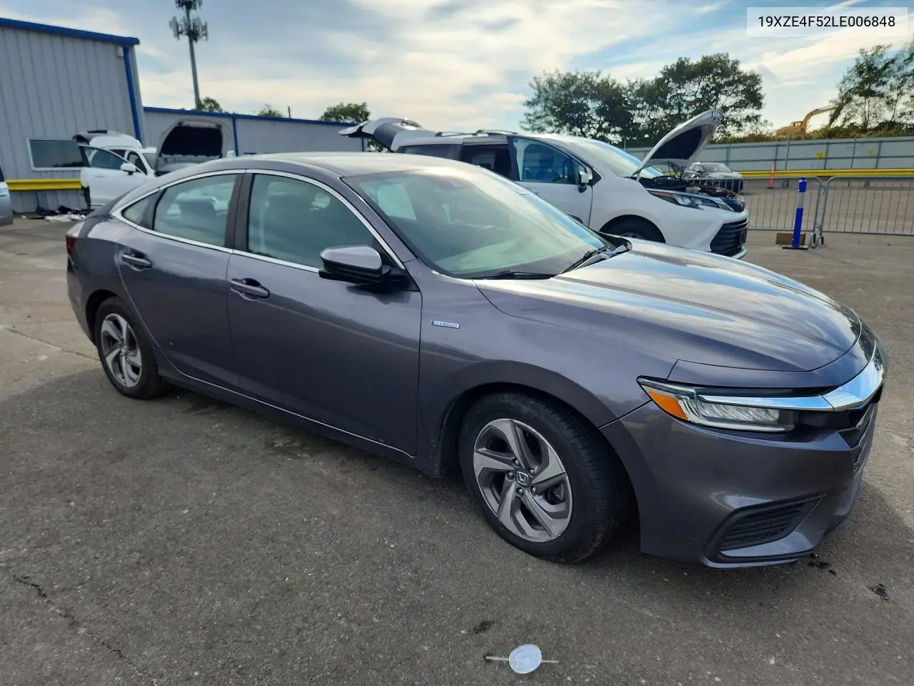 2020 HONDA INSIGHT VIN 19XZE4F52LE006848 — фото 4