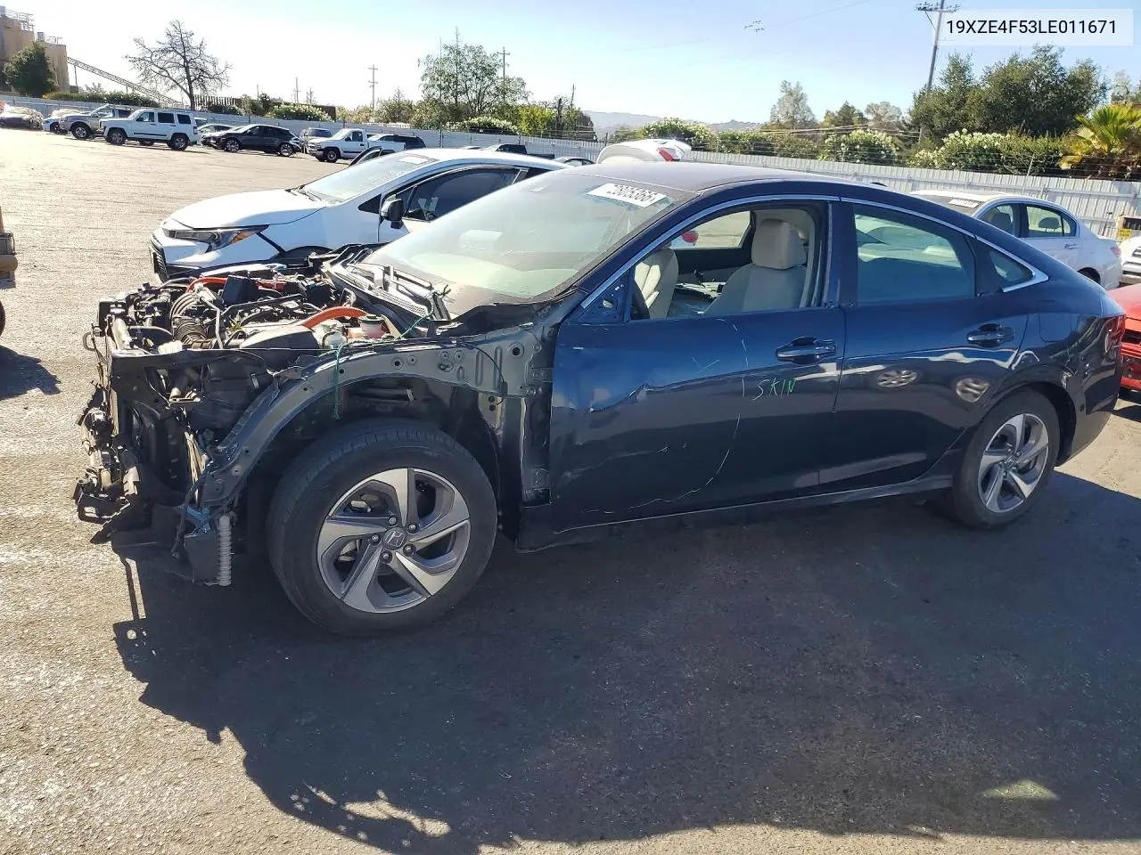 HONDA INSIGHT 2020, VIN 19XZE4F53LE011671