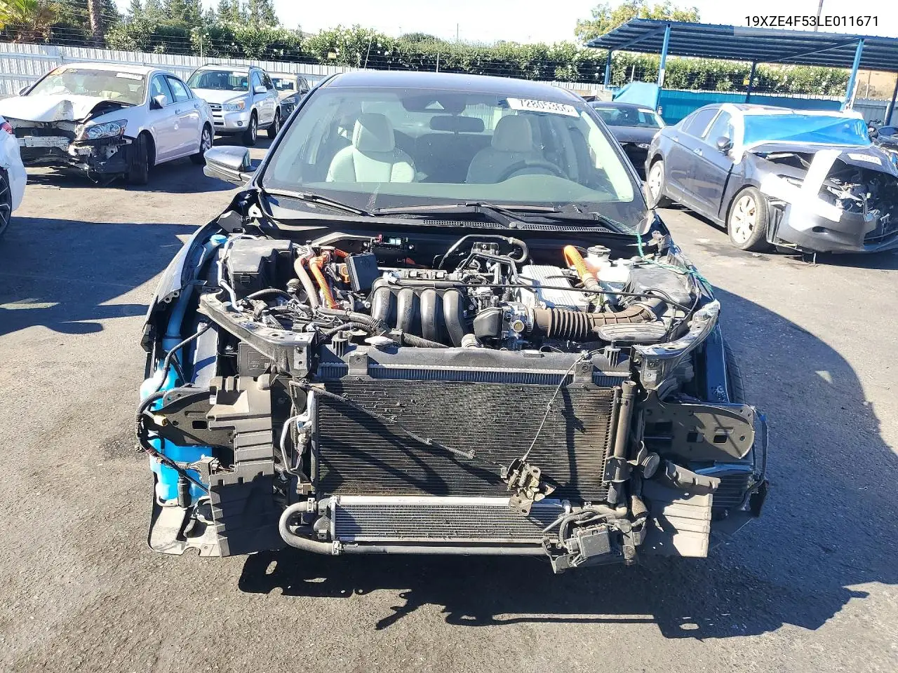 2020 HONDA INSIGHT VIN 19XZE4F53LE011671 — фото 5