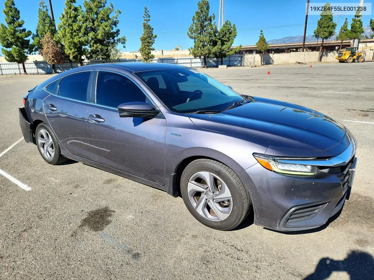 2020 HONDA INSIGHT VIN 19XZE4F55LE001238 — фото 4