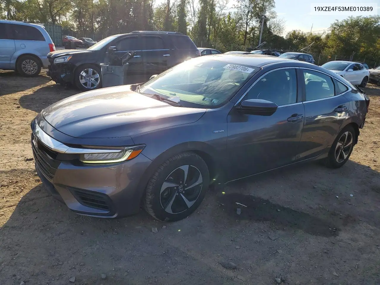 HONDA INSIGHT 2021, VIN 19XZE4F53ME010389