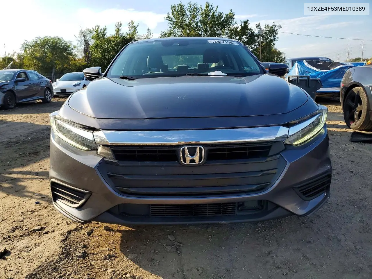 2021 HONDA INSIGHT VIN 19XZE4F53ME010389 — фото 5