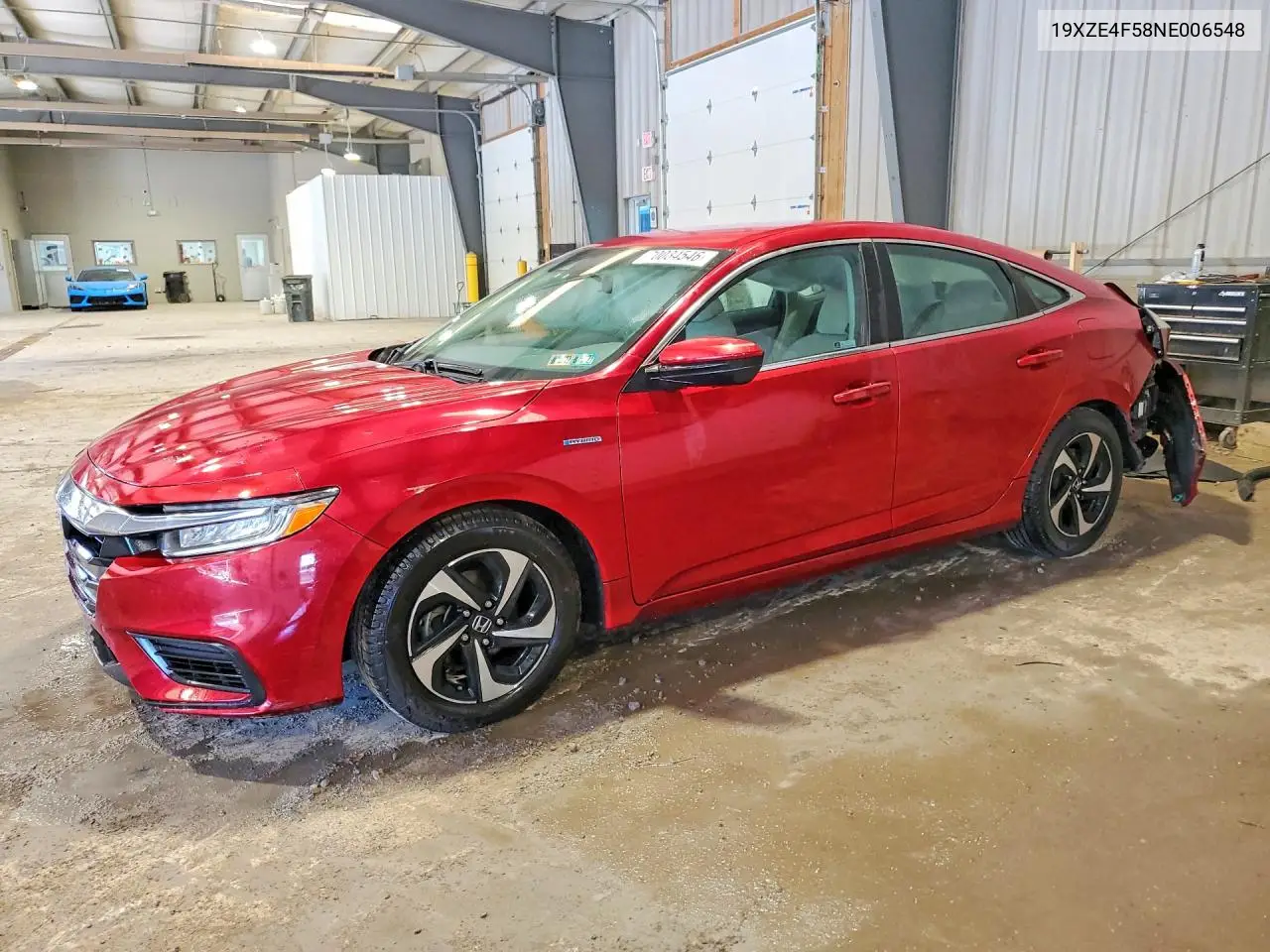 HONDA INSIGHT 2022, VIN 19XZE4F58NE006548