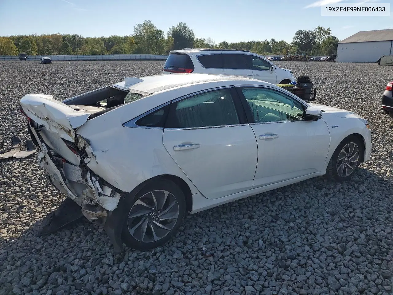 2022 HONDA INSIGHT VIN 19XZE4F99NE006433 — фото 3