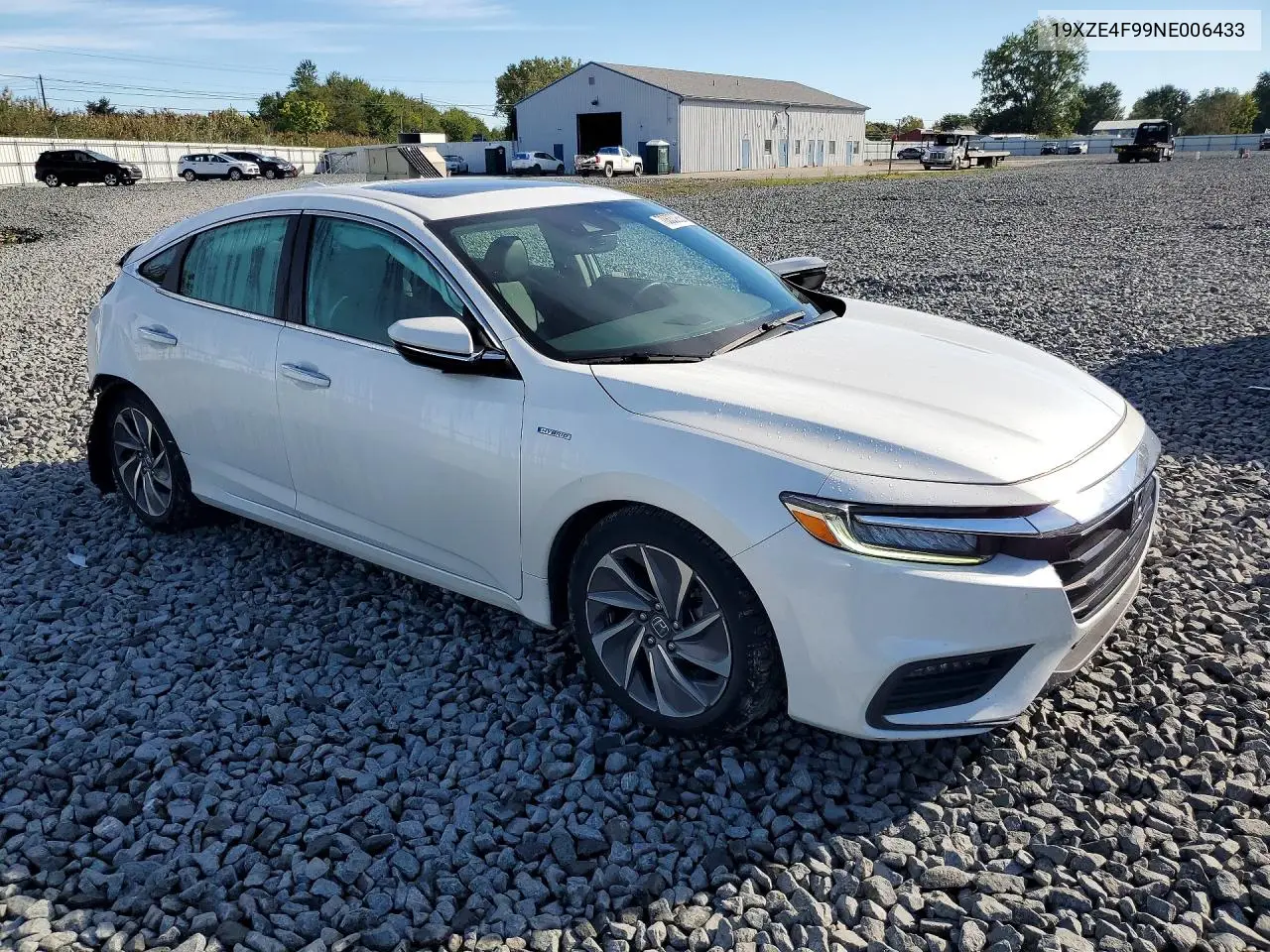 2022 HONDA INSIGHT VIN 19XZE4F99NE006433 — фото 4
