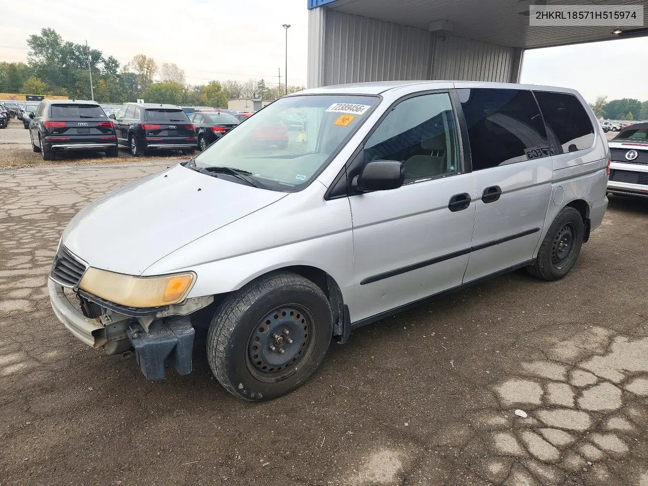 HONDA ODYSSEY 2001, VIN 2HKRL18571H515974