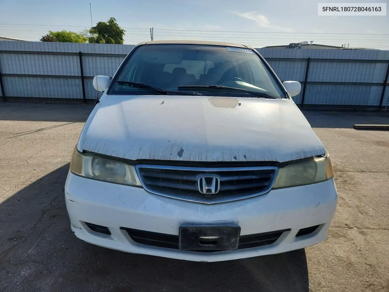 2002 HONDA ODYSSEY VIN 5FNRL18072B046163 — фото 5