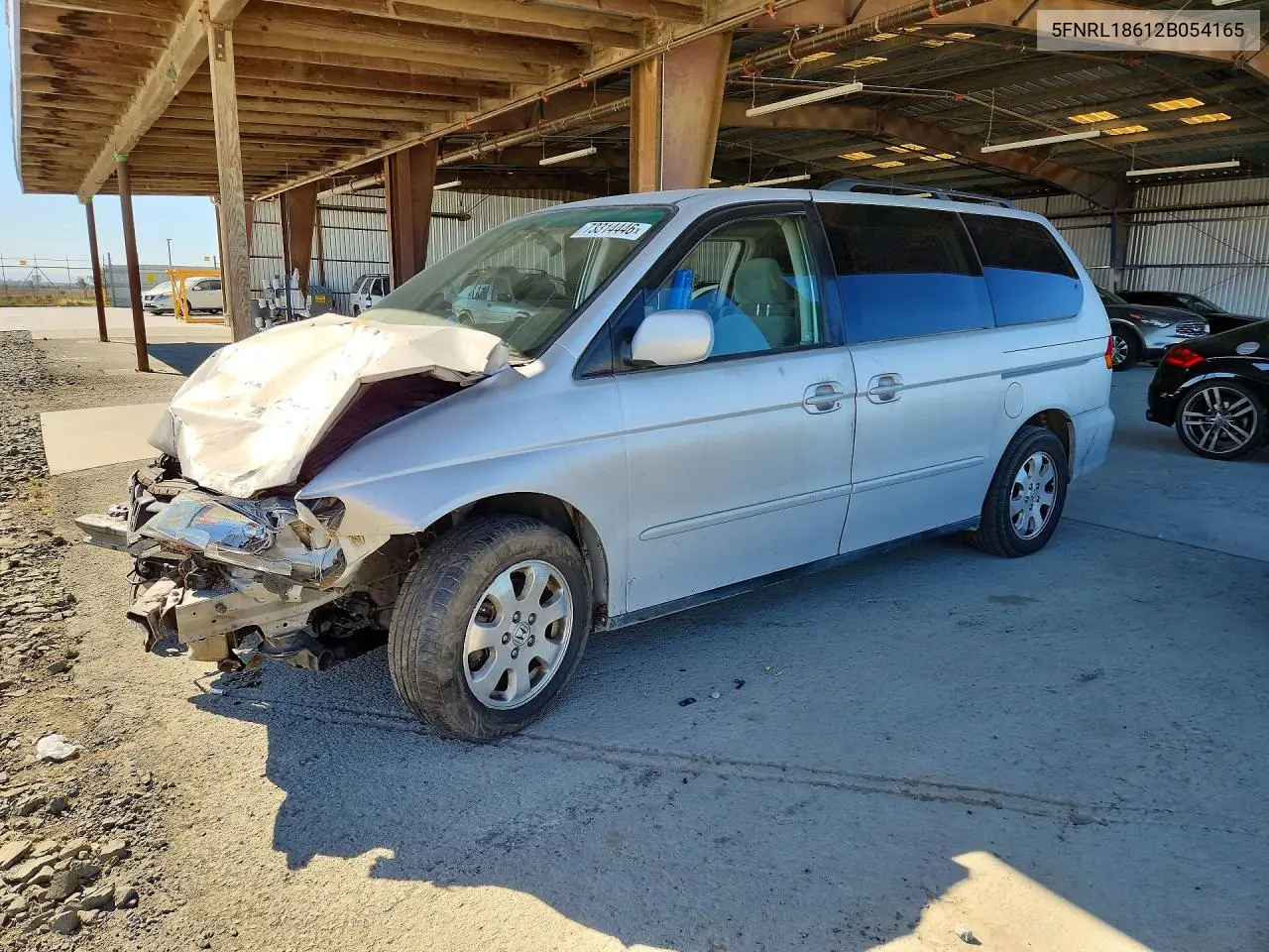 HONDA ODYSSEY 2002, VIN 5FNRL18612B054165