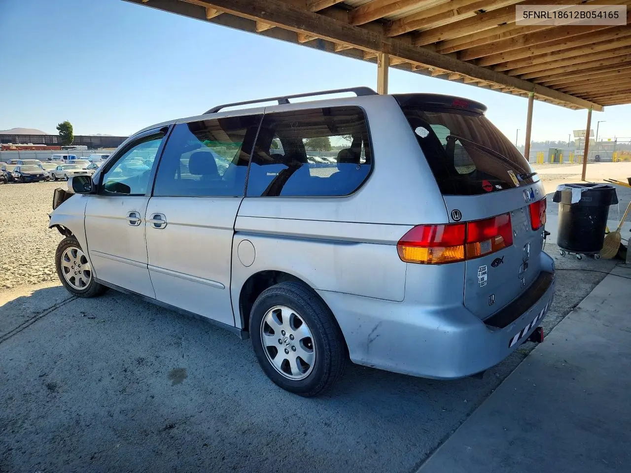 2002 HONDA ODYSSEY VIN 5FNRL18612B054165 — фото 2