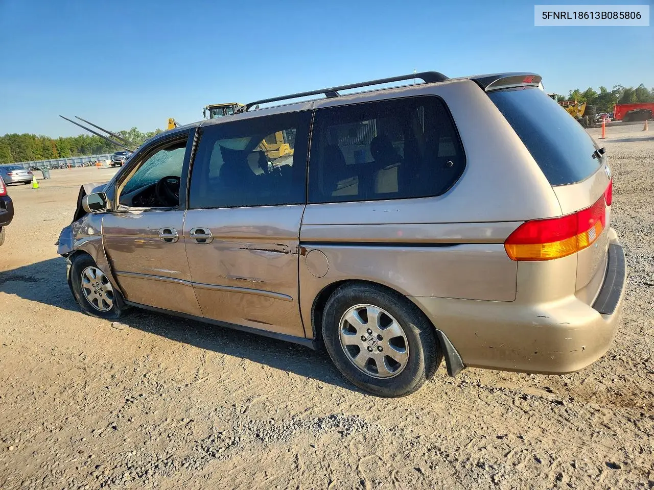 2003 HONDA ODYSSEY VIN 5FNRL18613B085806 — фото 2