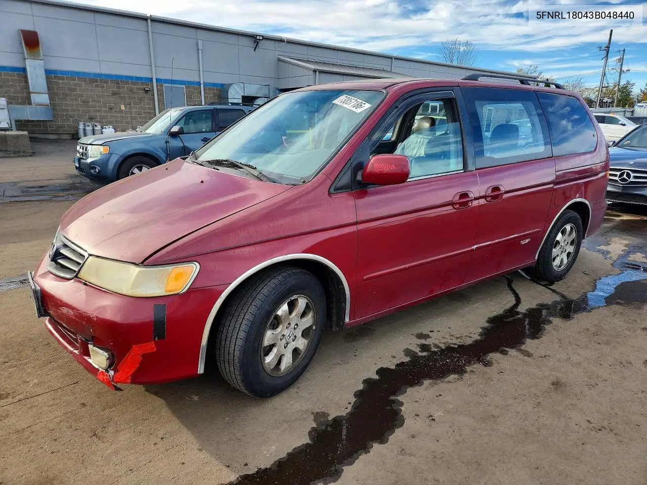 HONDA ODYSSEY 2003, VIN 5FNRL18043B048440