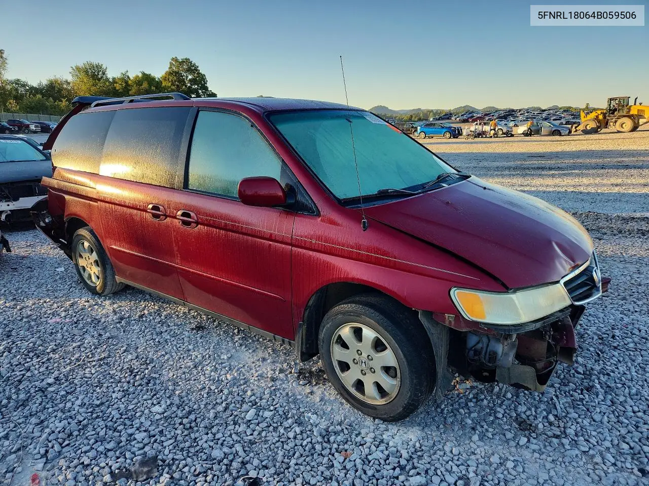 2004 HONDA ODYSSEY VIN 5FNRL18064B059506 — фото 4