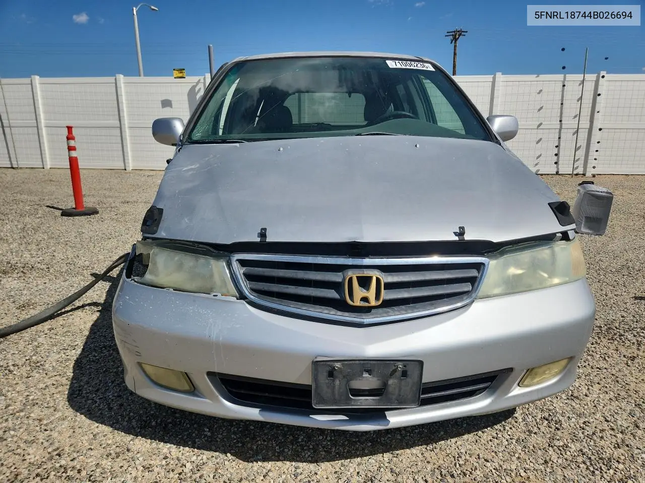 2004 HONDA ODYSSEY VIN 5FNRL18744B026694 — фото 5