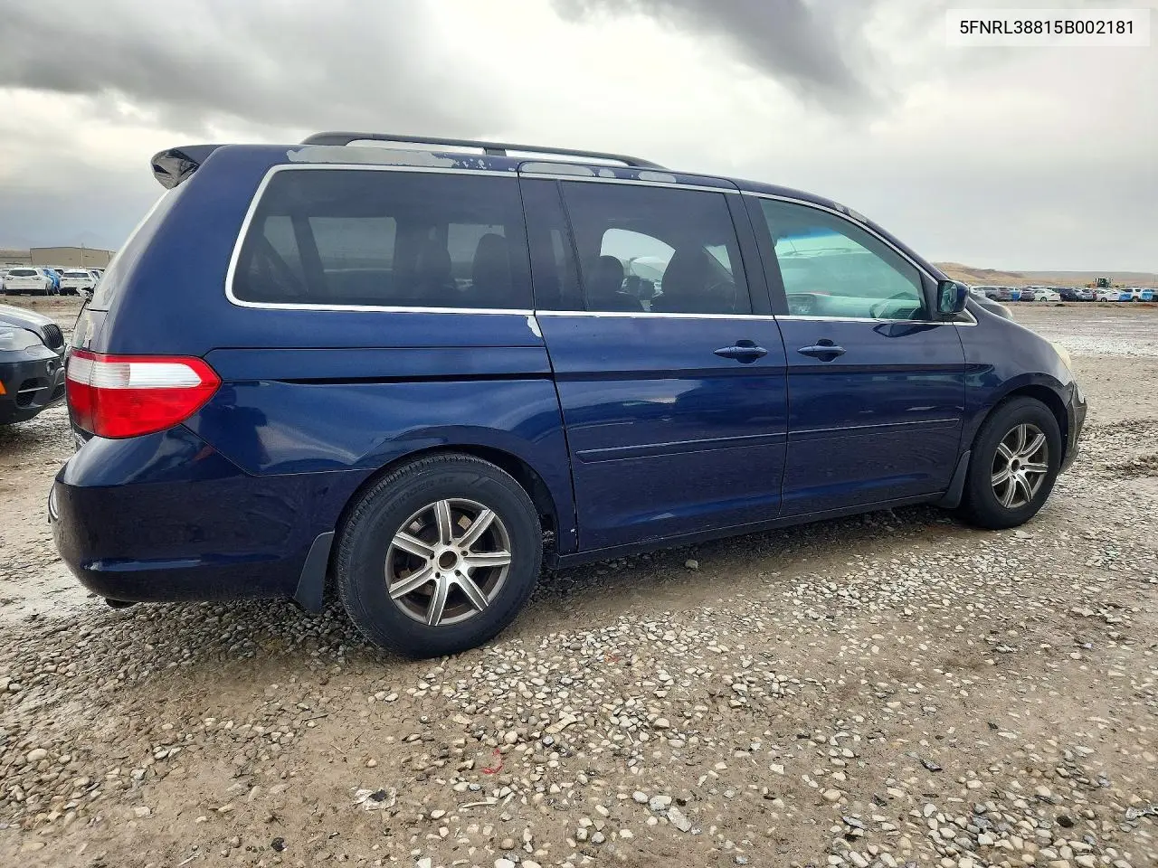 2005 HONDA ODYSSEY VIN 5FNRL38815B002181 — фото 3