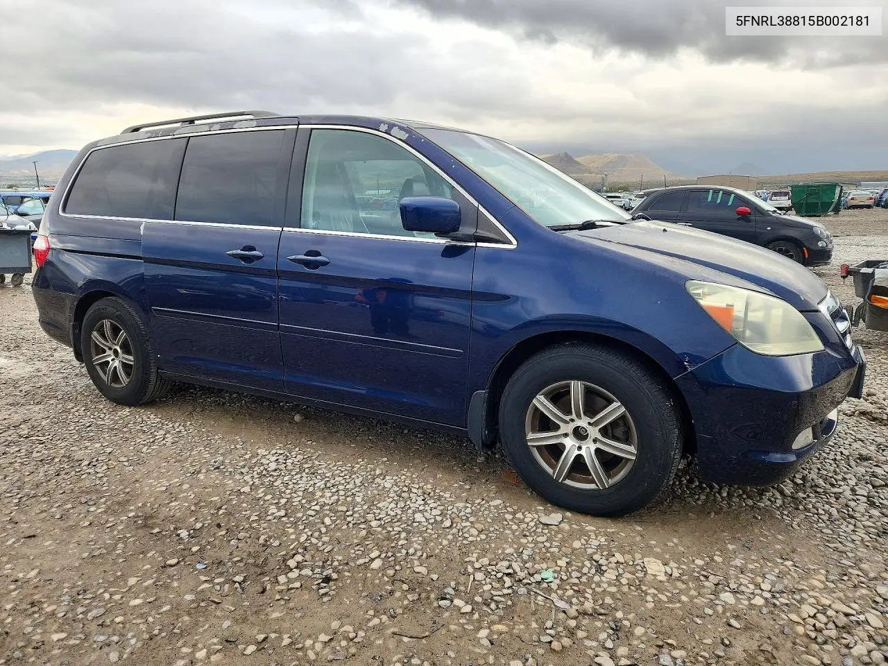 2005 HONDA ODYSSEY VIN 5FNRL38815B002181 — фото 4