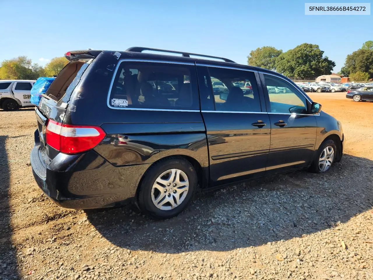 2006 HONDA ODYSSEY VIN 5FNRL38666B454272 — фото 3