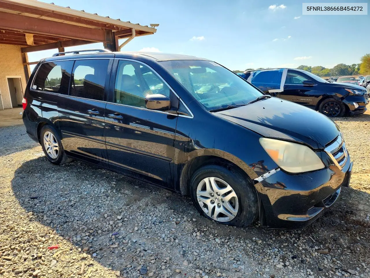 2006 HONDA ODYSSEY VIN 5FNRL38666B454272 — фото 4
