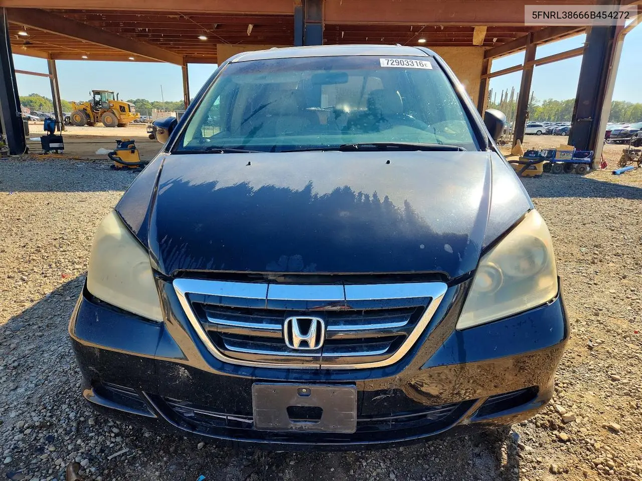 2006 HONDA ODYSSEY VIN 5FNRL38666B454272 — фото 5