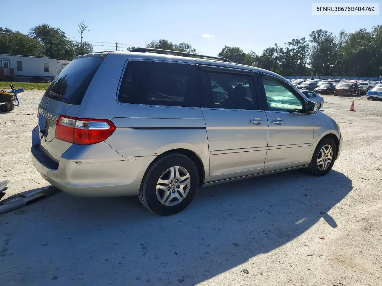 2006 HONDA ODYSSEY VIN 5FNRL38676B404769 — фото 3