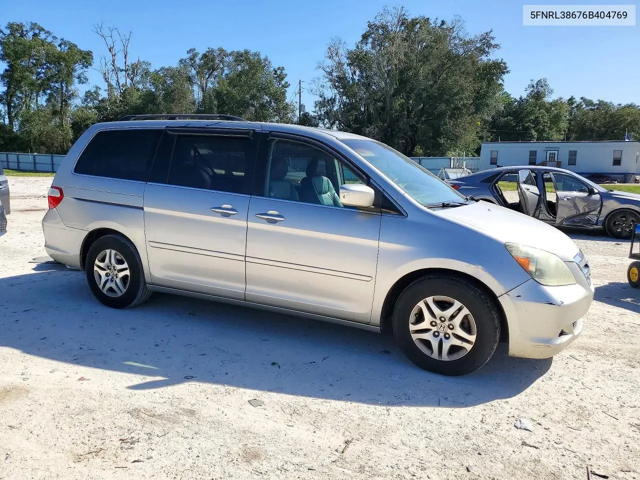 2006 HONDA ODYSSEY VIN 5FNRL38676B404769 — фото 4