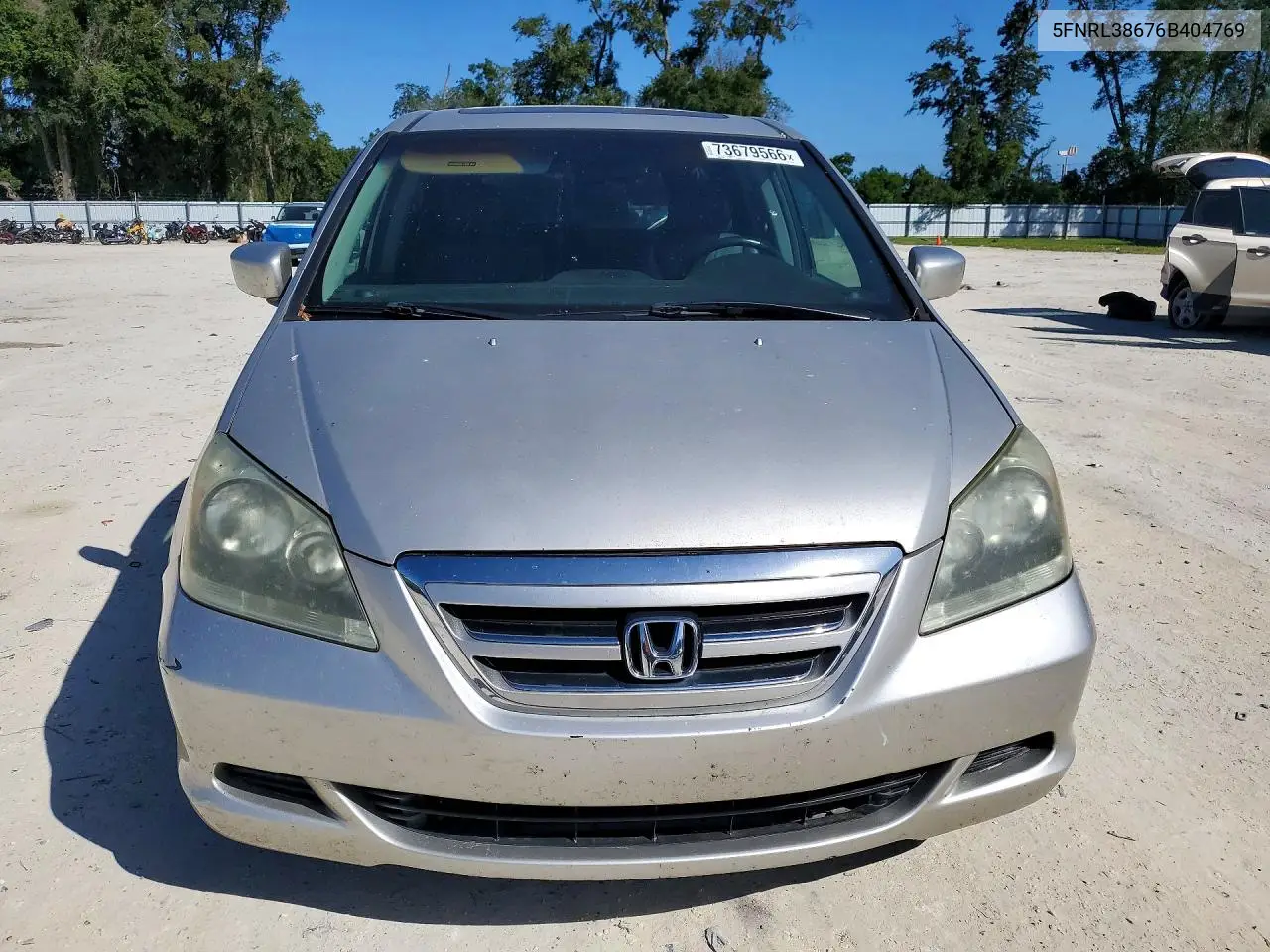 2006 HONDA ODYSSEY VIN 5FNRL38676B404769 — фото 5