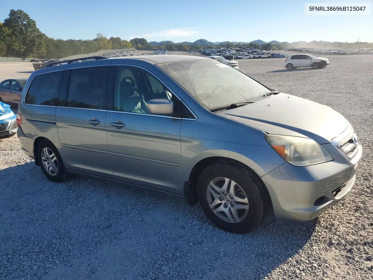 2006 HONDA ODYSSEY VIN 5FNRL38696B125047 — фото 4