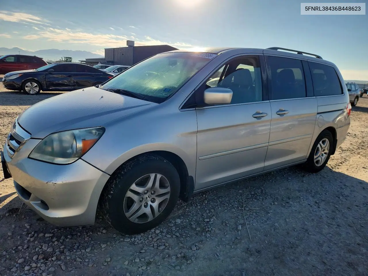 HONDA ODYSSEY 2006, VIN 5FNRL38436B448623