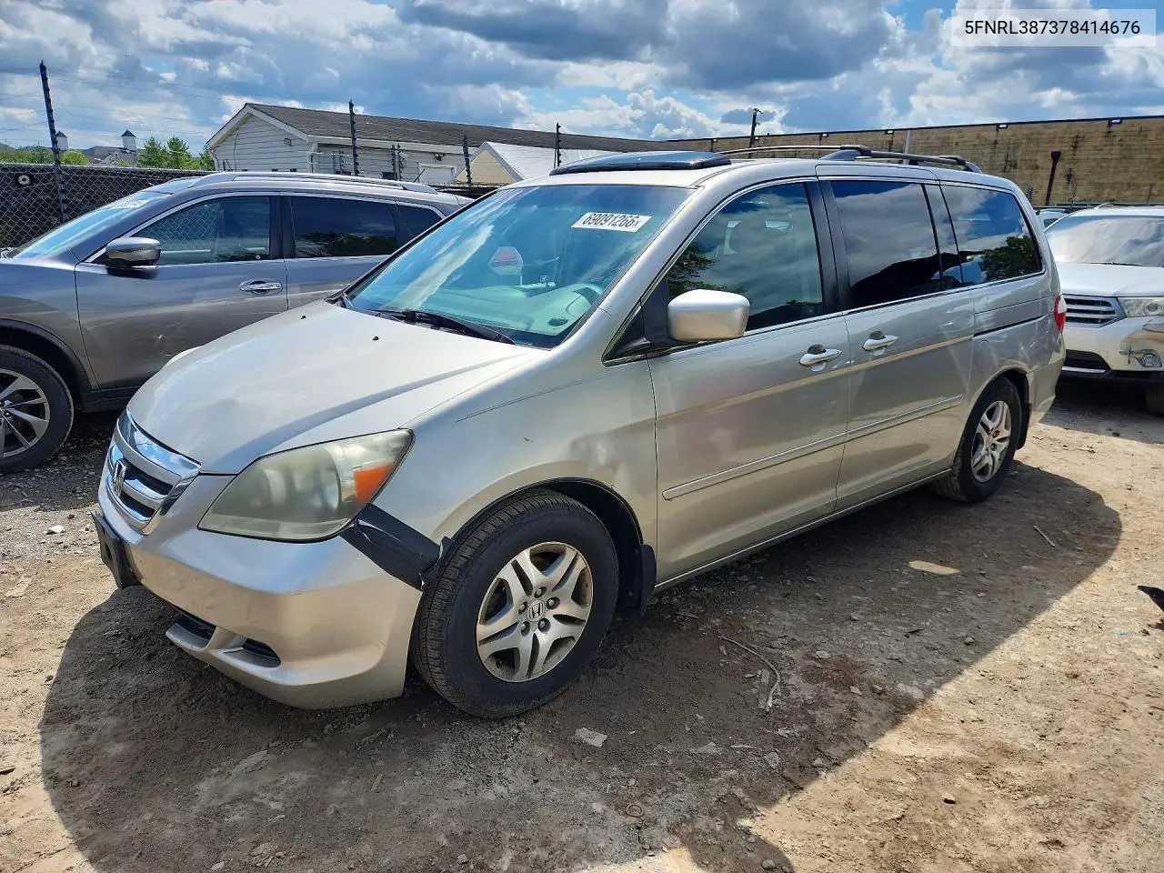 HONDA ODYSSEY 2007, VIN 5FNRL38737B414676