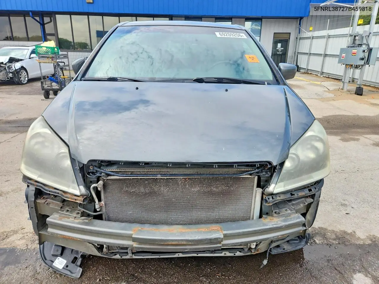 2007 HONDA ODYSSEY VIN 5FNRL38727B459818 — фото 5