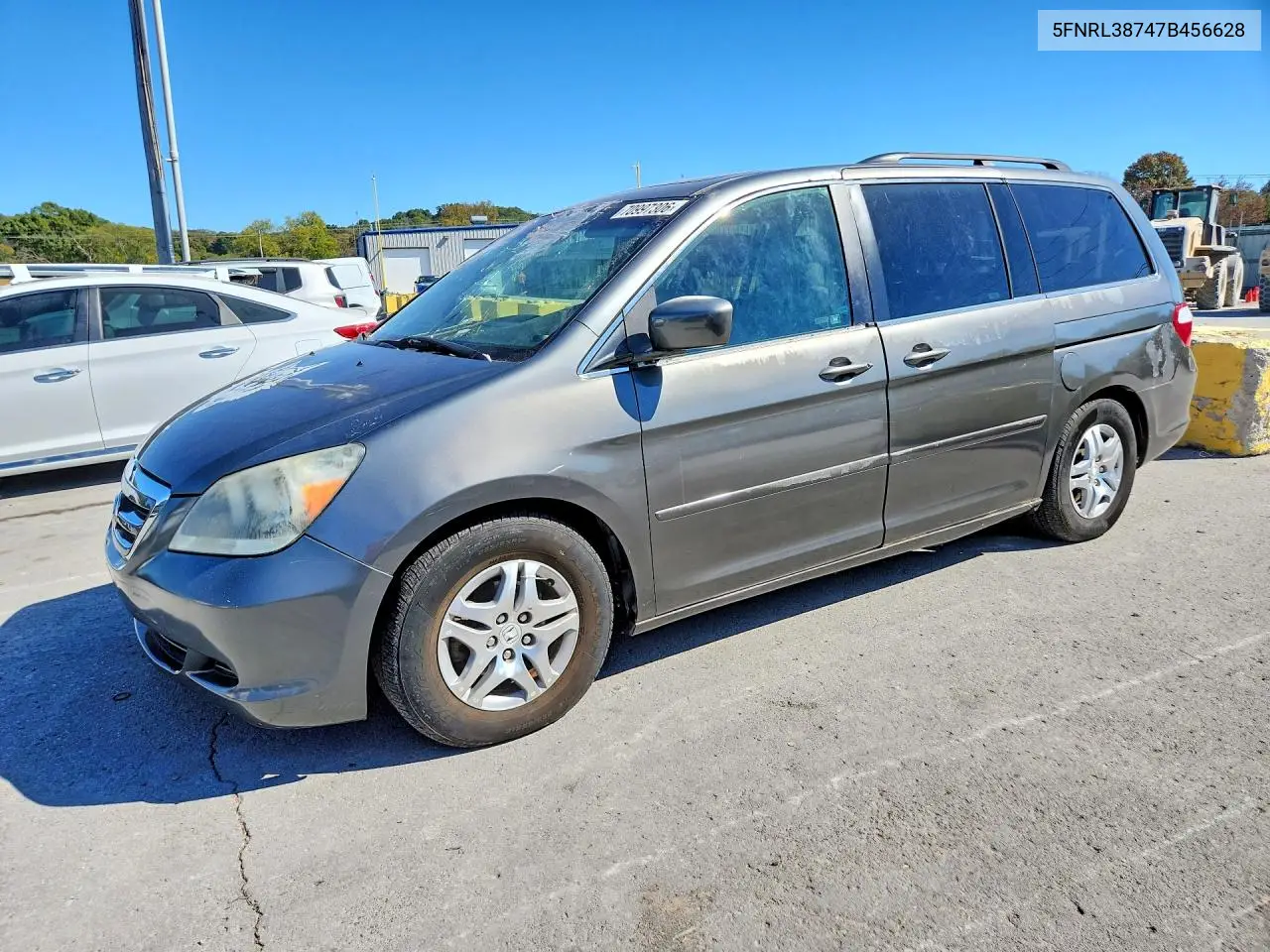 HONDA ODYSSEY 2007, VIN 5FNRL38747B456628