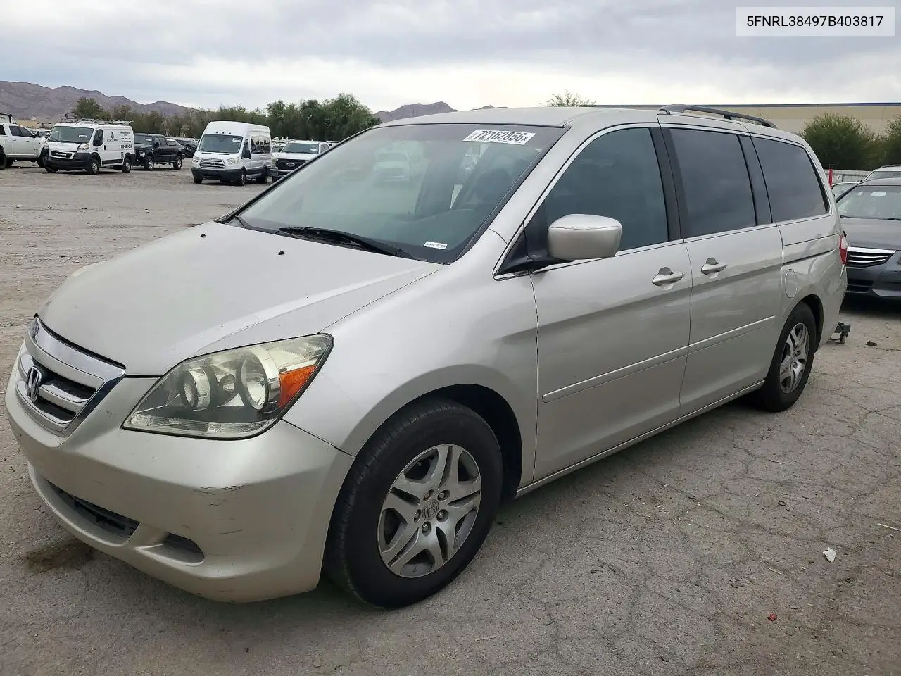 HONDA ODYSSEY 2007, VIN 5FNRL38497B403817