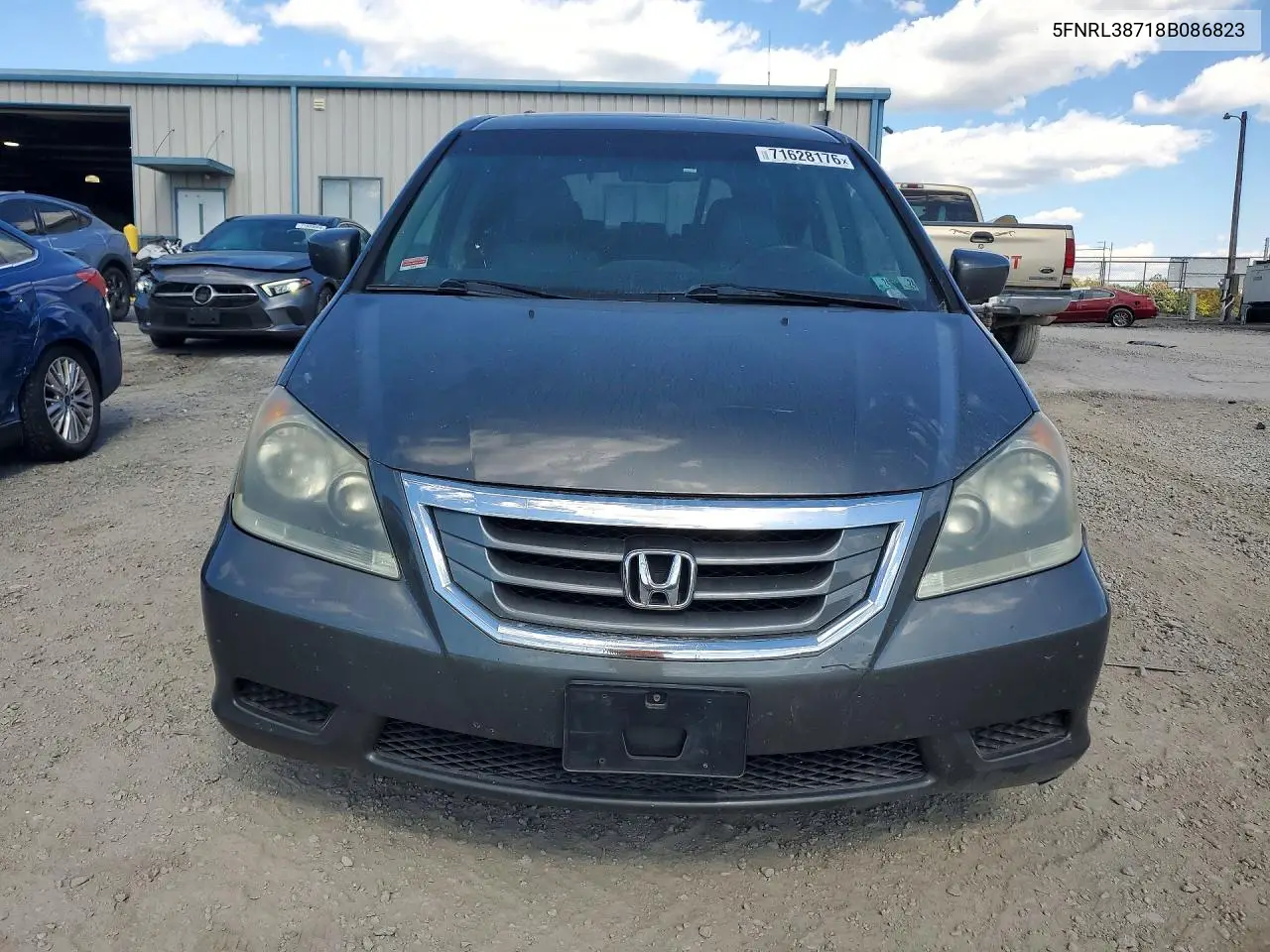 2008 HONDA ODYSSEY VIN 5FNRL38718B086823 — фото 5