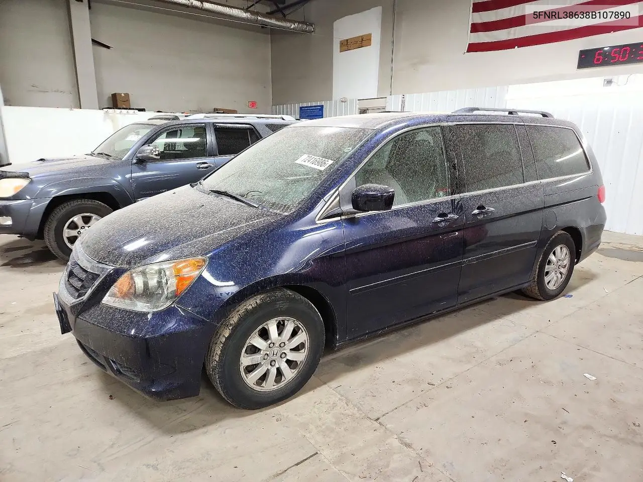 HONDA ODYSSEY 2008, VIN 5FNRL38638B107890